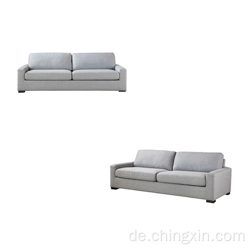 Sofas modernes graues Stoffsofa setzt das Wohnzimmer-Sofa-Möbel